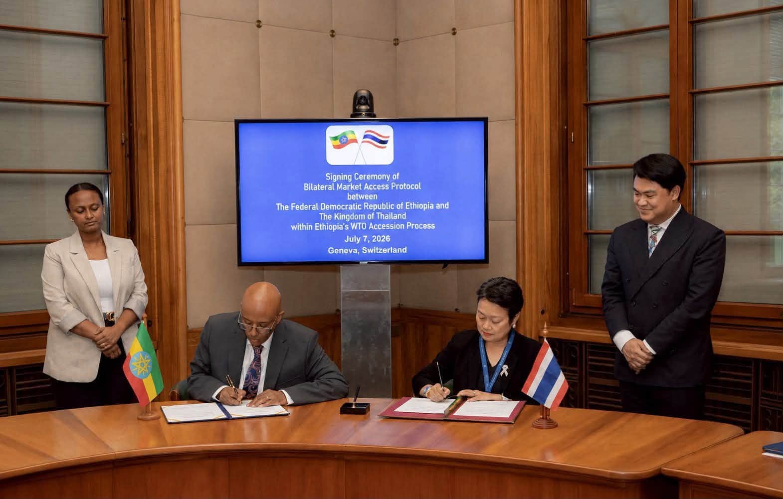 Ethiopia Signs WTO Trade Deal with Thailand, Advances Membership Bid