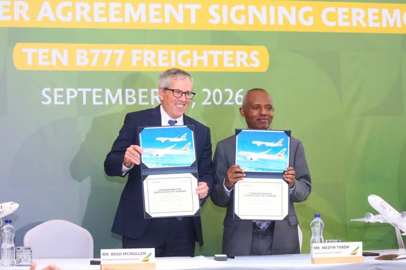 Ethiopian Airlines Signs Agreement with Boeing for 10 Cargo Aircraft to Expand Global Freight Operations