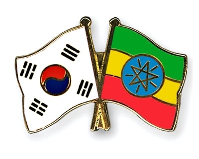 korea-ethiopia-flags